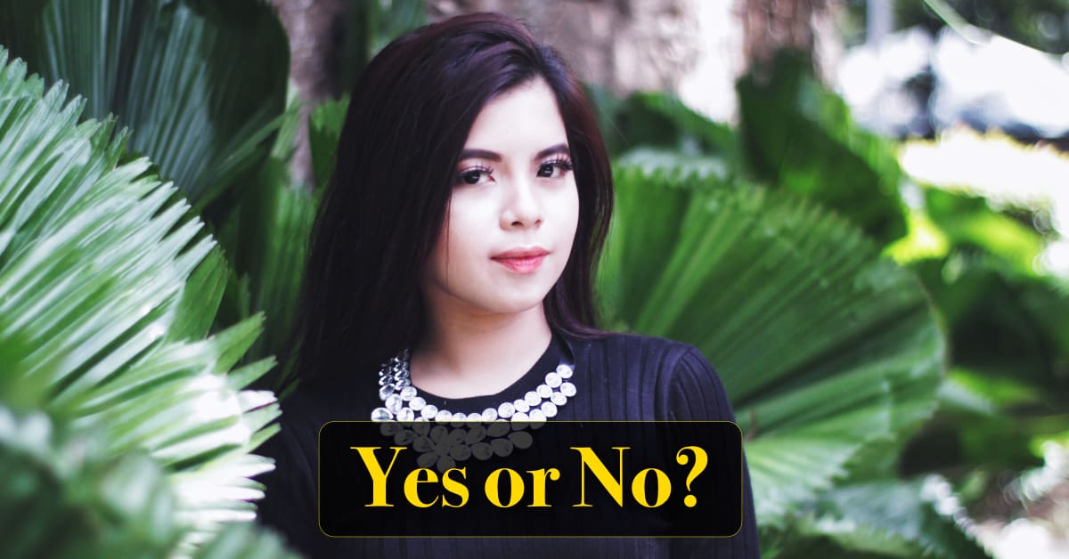Filipino women with yes and no