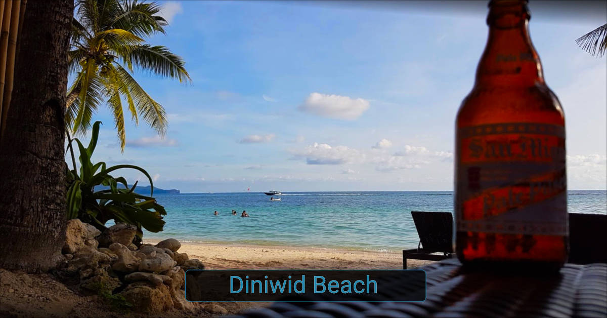 Beer and Beach bed at Boracay Island's Diniwid Beach