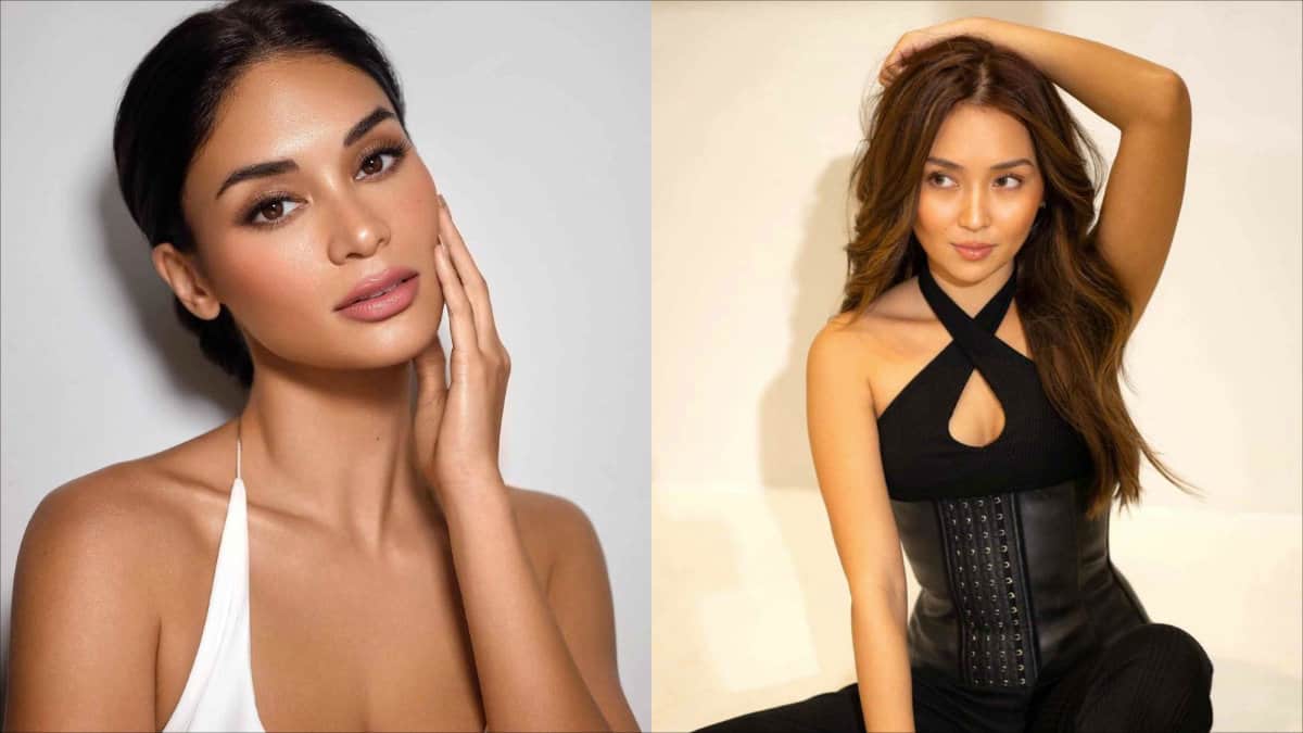 2 striking different Filipino models.