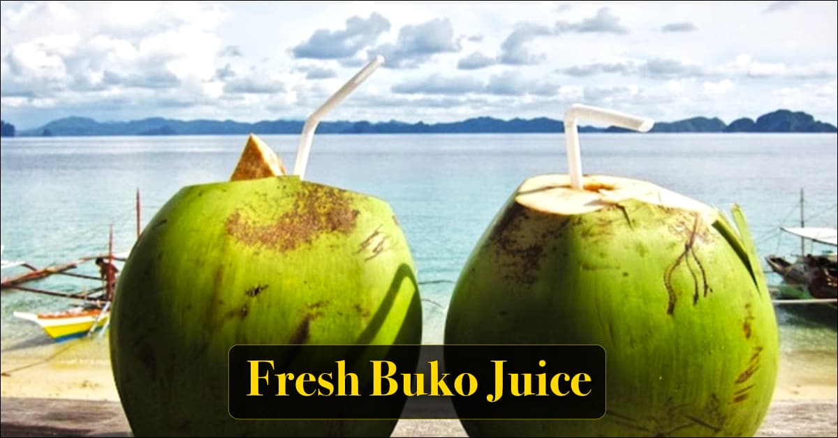 Fresh Buko Juice / Coconut Water