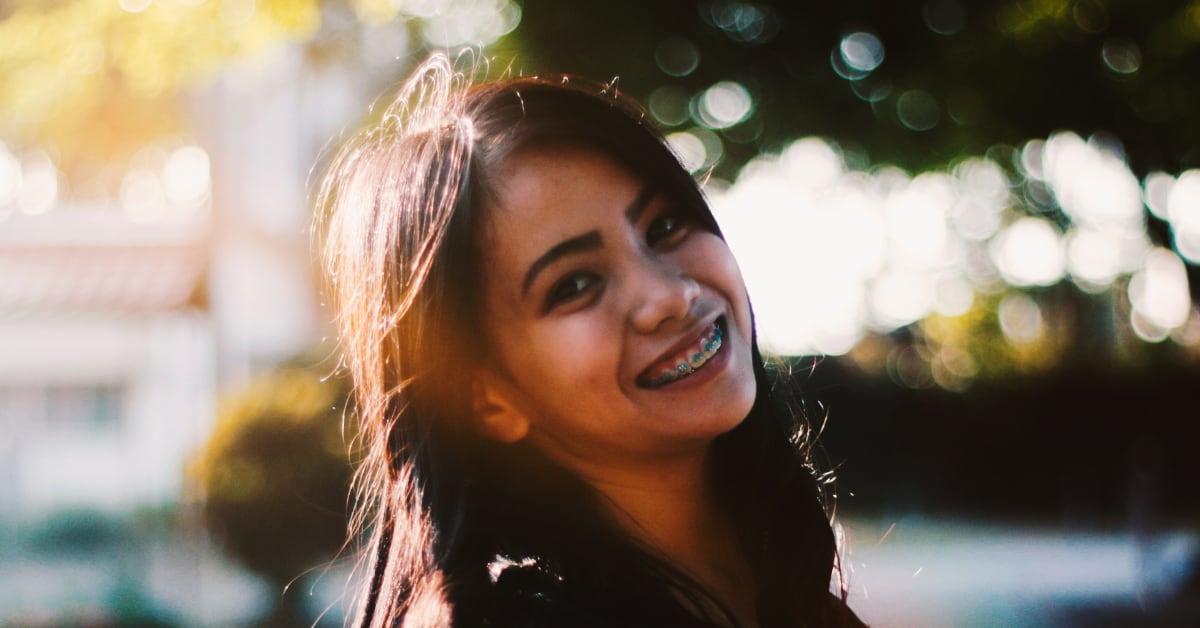 Happy smiling Filipino girl