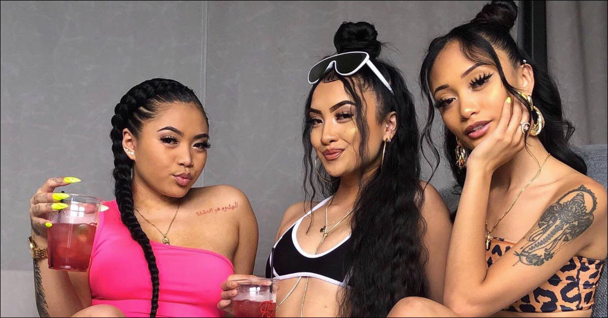 Three stylish Pinay women out clubbing
